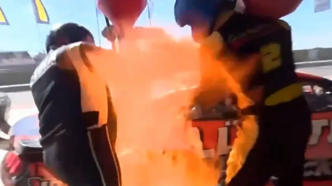 Un derrame de combustible desató un incendio en el TC y obligó a activar el protocolo de seguridad