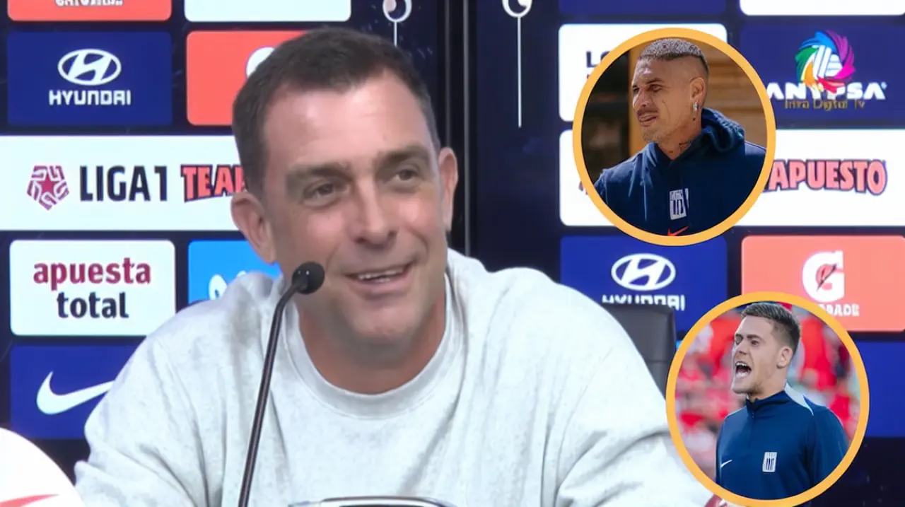 Guede minimiza la sequía de Guerrero y Girotti y defiende su apuesta ofensiva en Alianza Lima