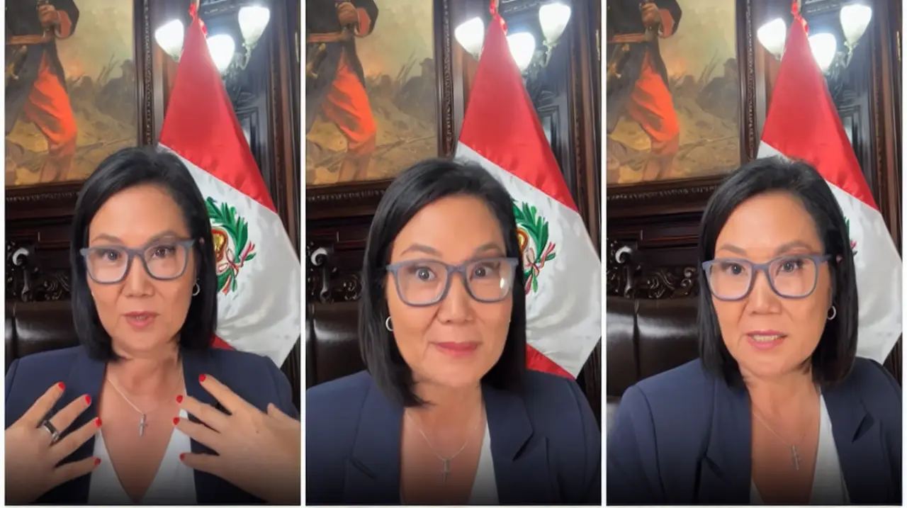 Keiko Fujimori estrenó transmisiones en vivo desde Palacio y anunció enlaces semanales