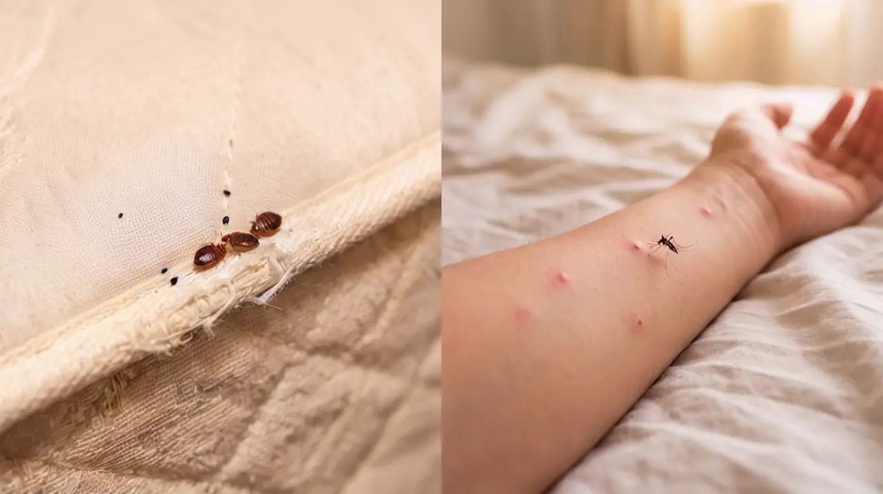 Cómo distinguir una picadura de chinche de cama de la de un mosquito