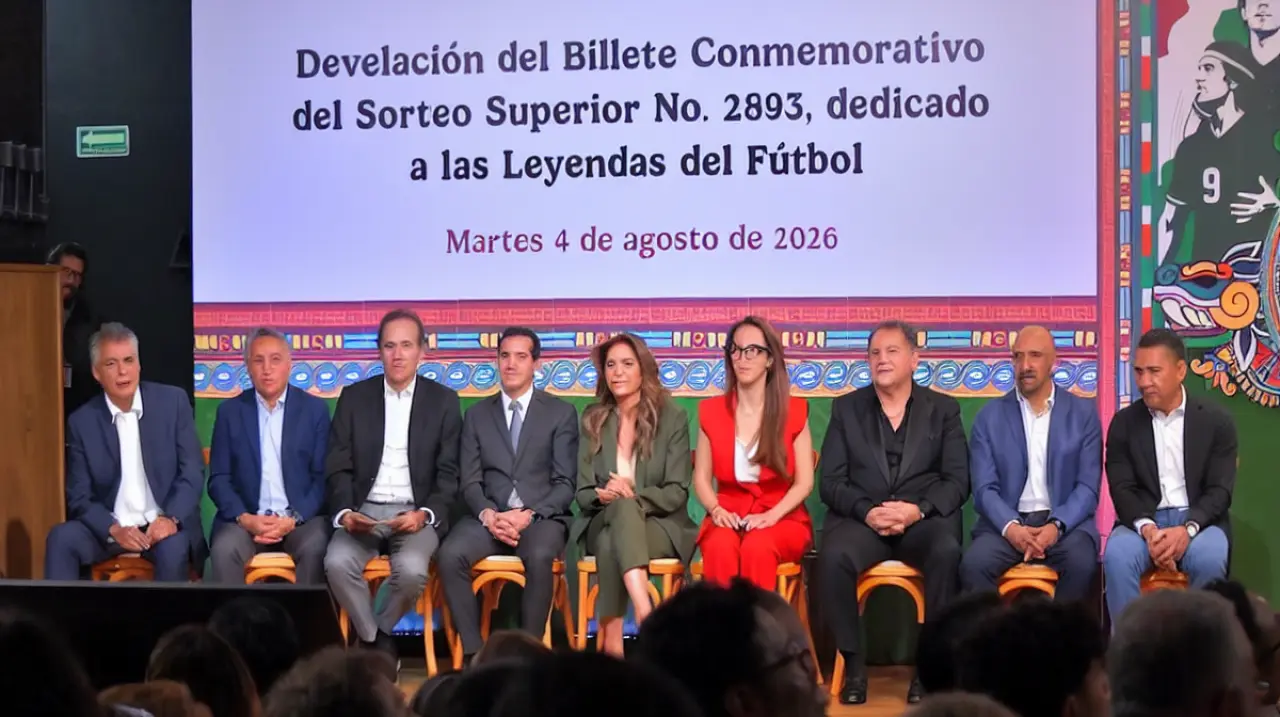 Lotería Nacional lanza billetes conmemorativos para homenajear a figuras del fútbol mexicano