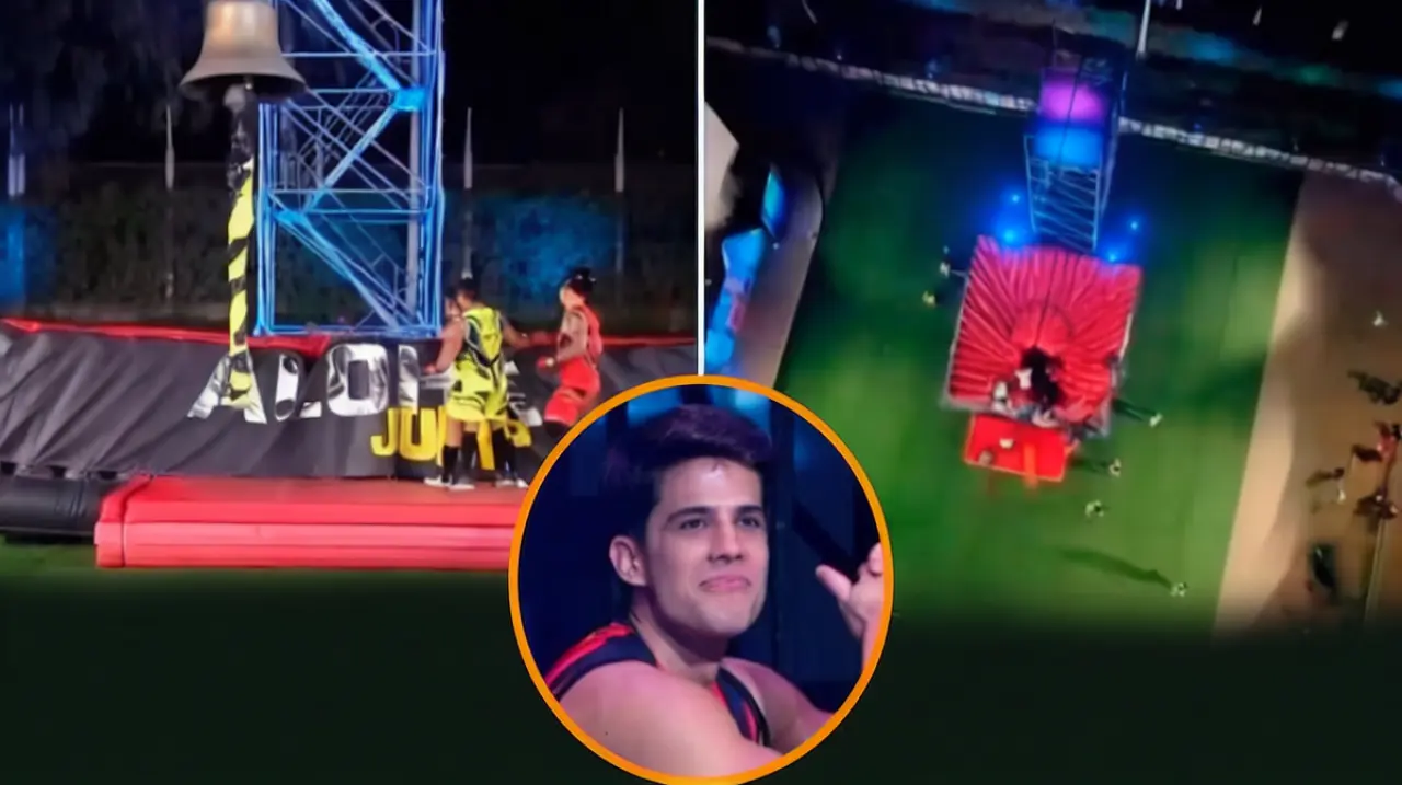 Kevin Díaz sufre una caída de ocho metros en 'Esto es Guerra' y genera preocupación por su salud