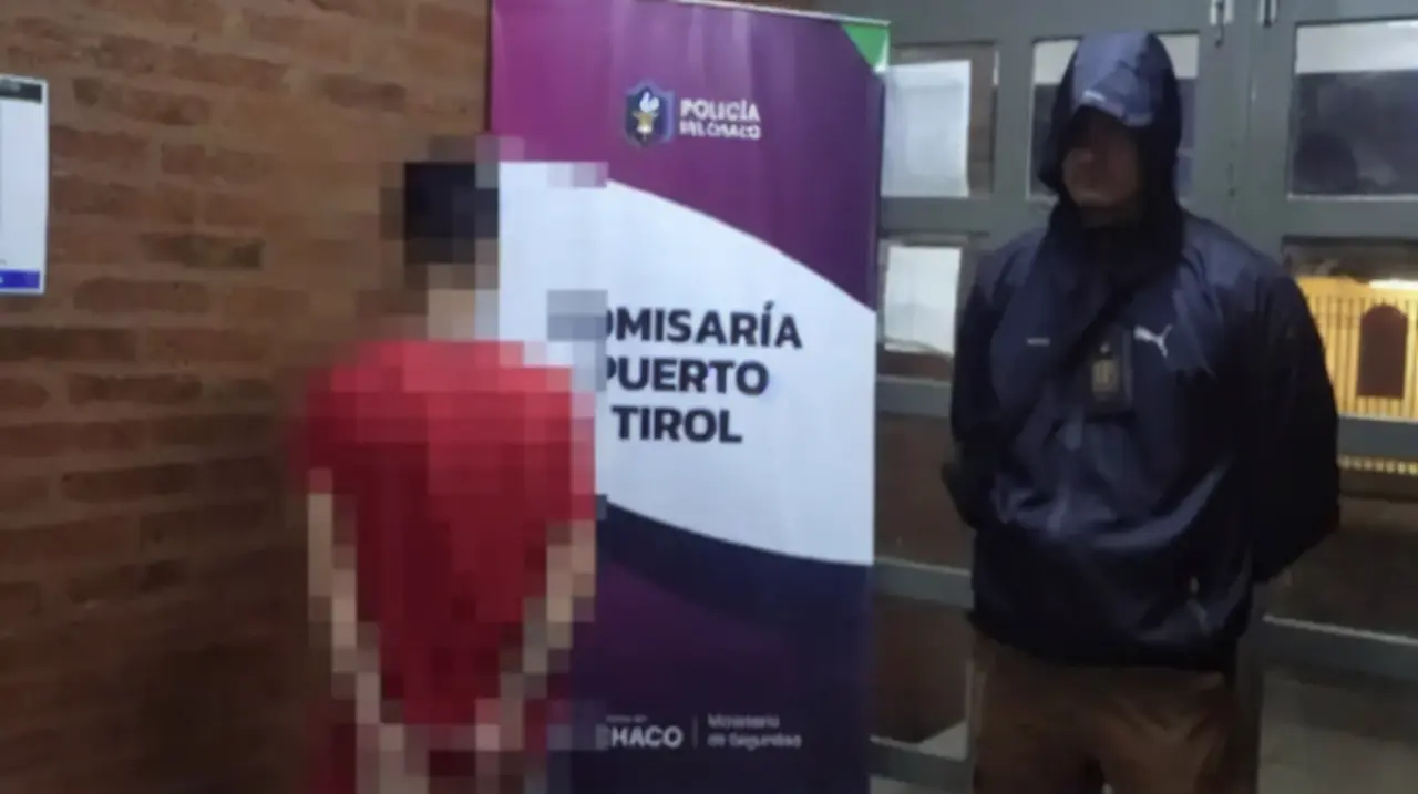 Detuvieron en Chaco a un joven con pedido de captura tras agredir a un policía con un cuchillo