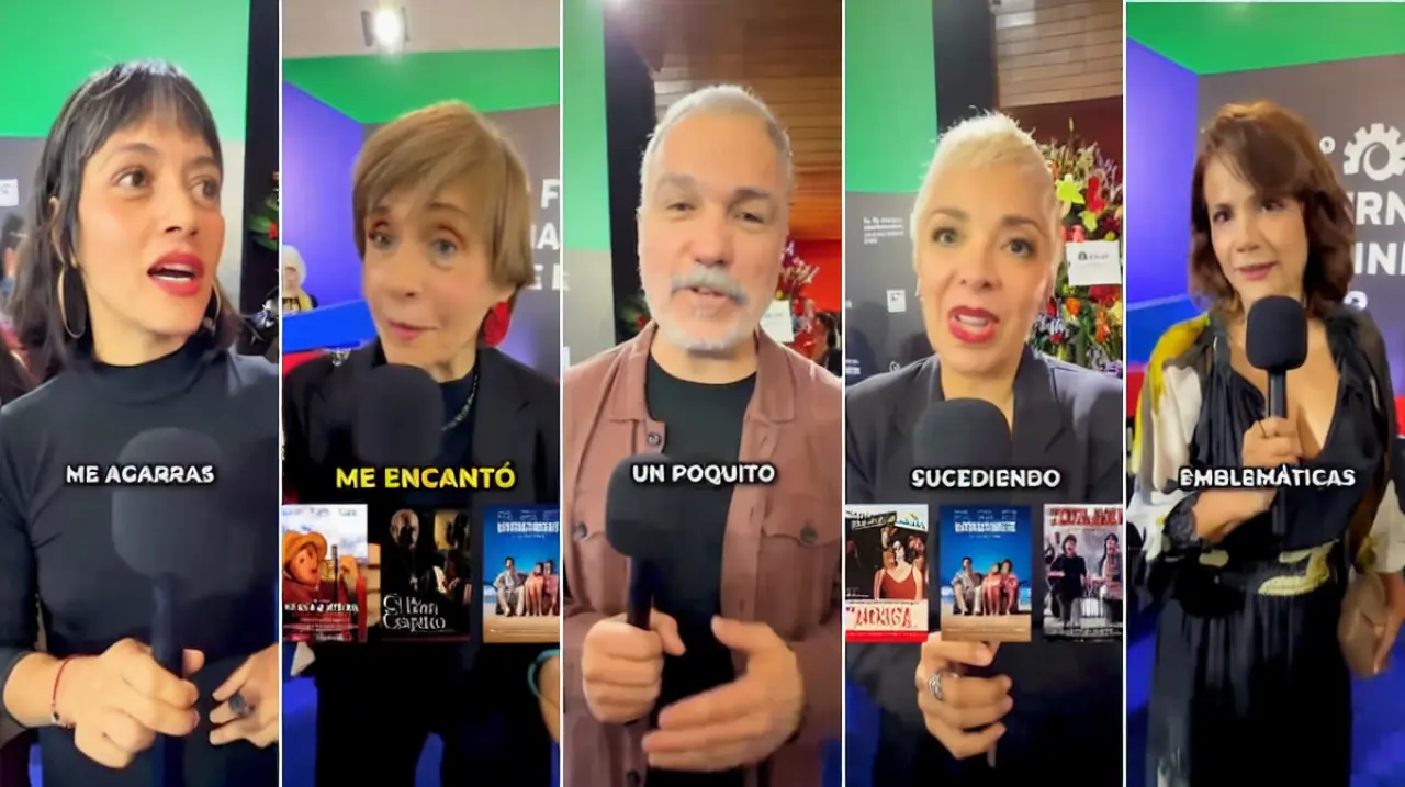 Un tiktoker puso a prueba a figuras del cine peruano con una pregunta aparentemente simple en el Festival de Lima 2026