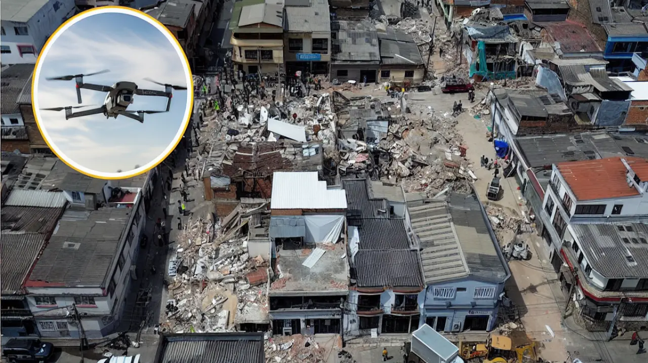 Restringen el uso de drones en cuatro ciudades afectadas por el terremoto de 7,4