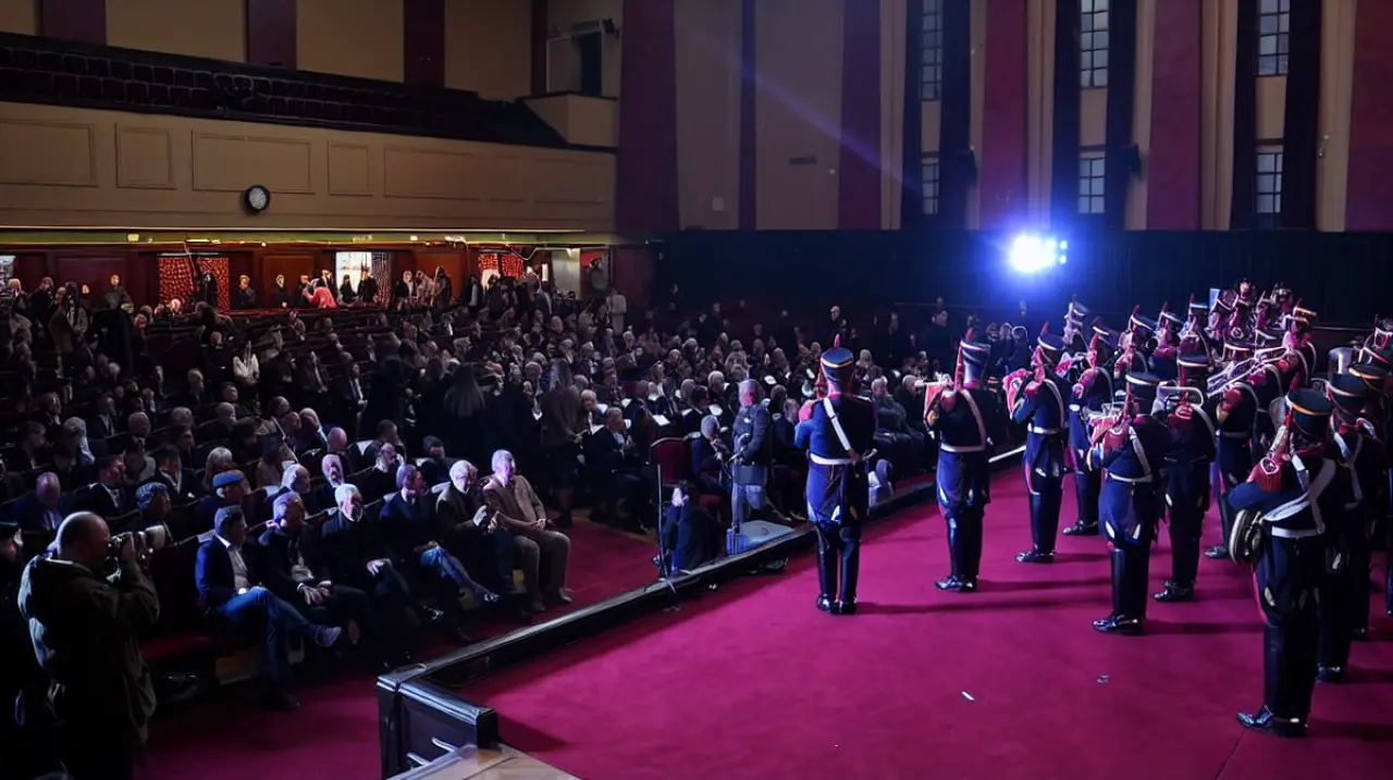 Un corto con IA sobre San Martín y Sarmiento reunió a dirigentes, empresarios y referentes de la cultura