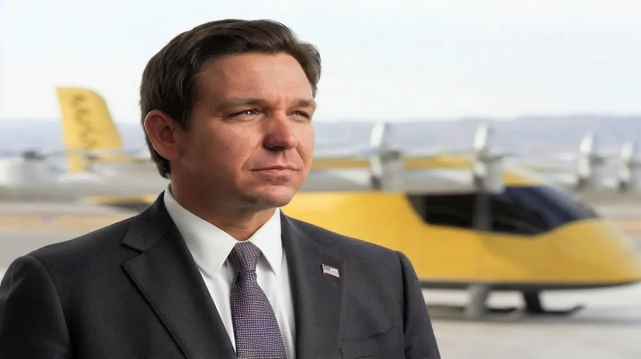 Florida prepara sus primeros taxis aéreos eléctricos y DeSantis los comparó con una escena de ciencia ficción