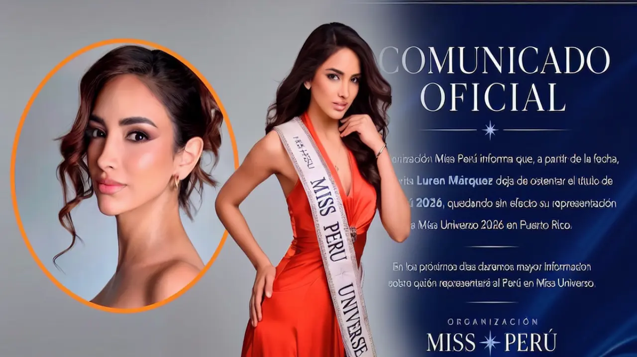 Luren Márquez deja la corona de Miss Perú 2026 y se abre una nueva elección rumbo a Miss Universo