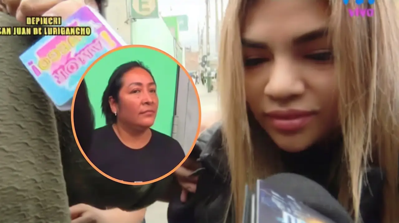 Naldy Saldaña llega a Depincri y enfrenta insultos al ingresar por denuncia vinculada a La Bella Luz
