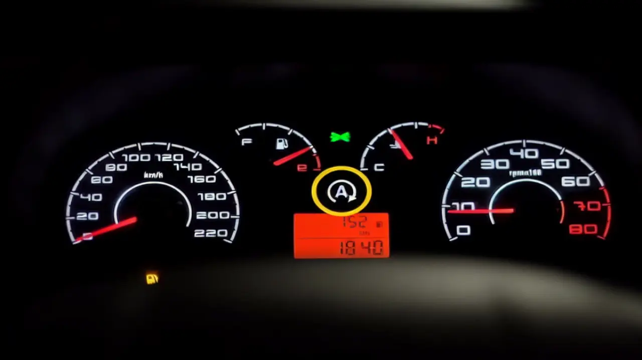 Qué indica el testigo de una “A” con flecha circular en el tablero del auto