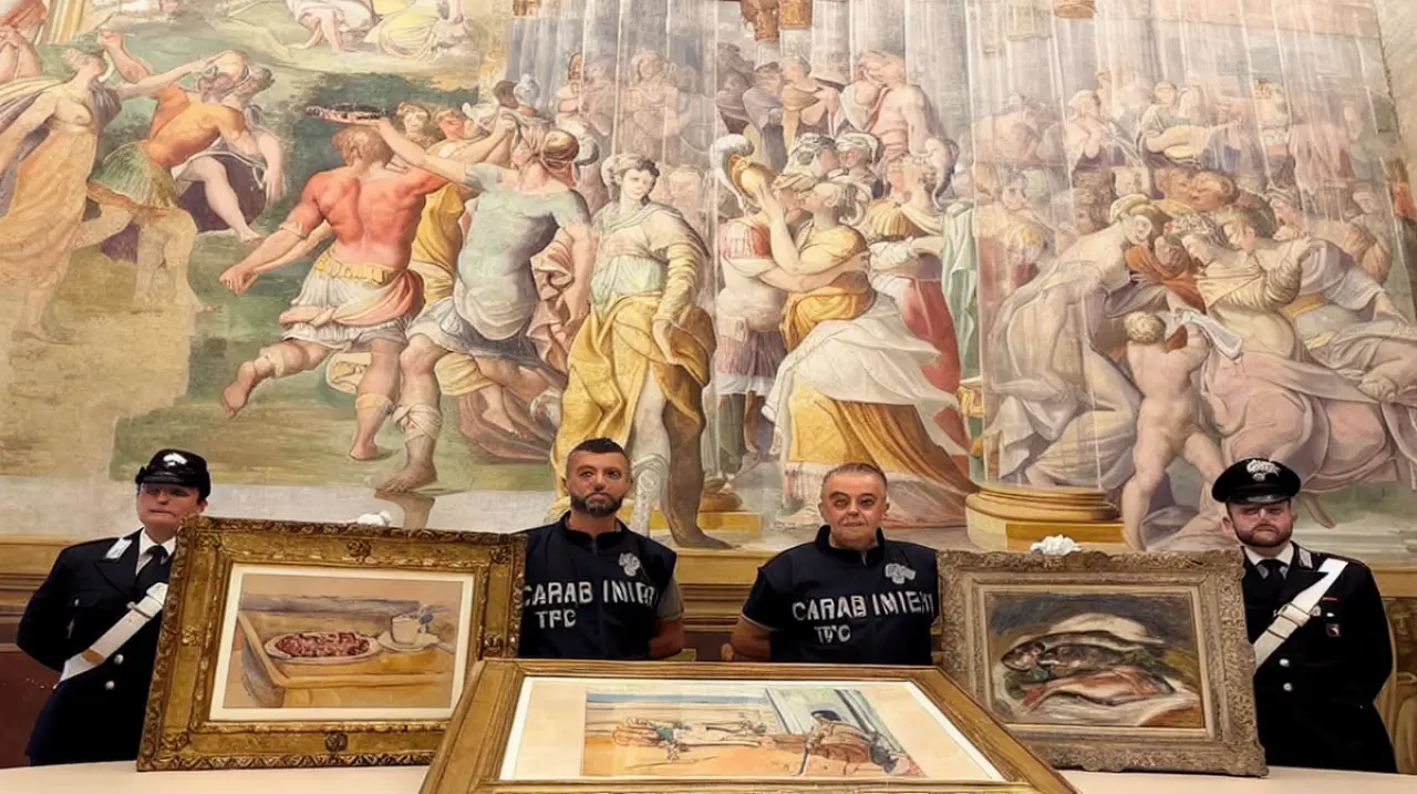 Recuperan en Italia obras de Renoir, Cézanne y Matisse robadas de una villa-museo