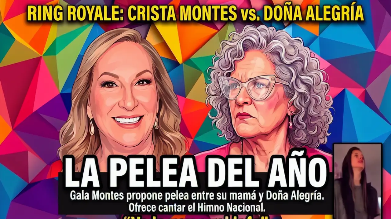 Gala Montes propone un combate entre su mamá y Doña Alegría para un Ring Royale