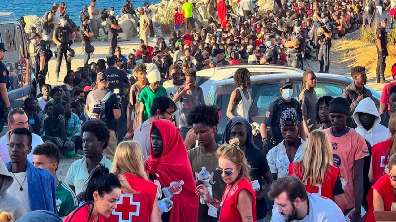 Ceuta, entre la saturación migratoria, la presión sanitaria y la tensión con Rabat