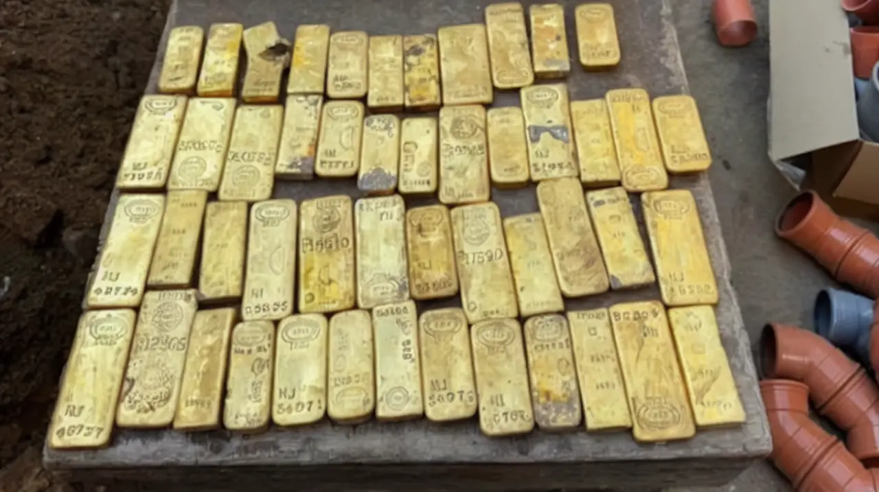 Un obrero de 18 años descubre oro por 9 millones de euros oculto en un sótano de Flandes