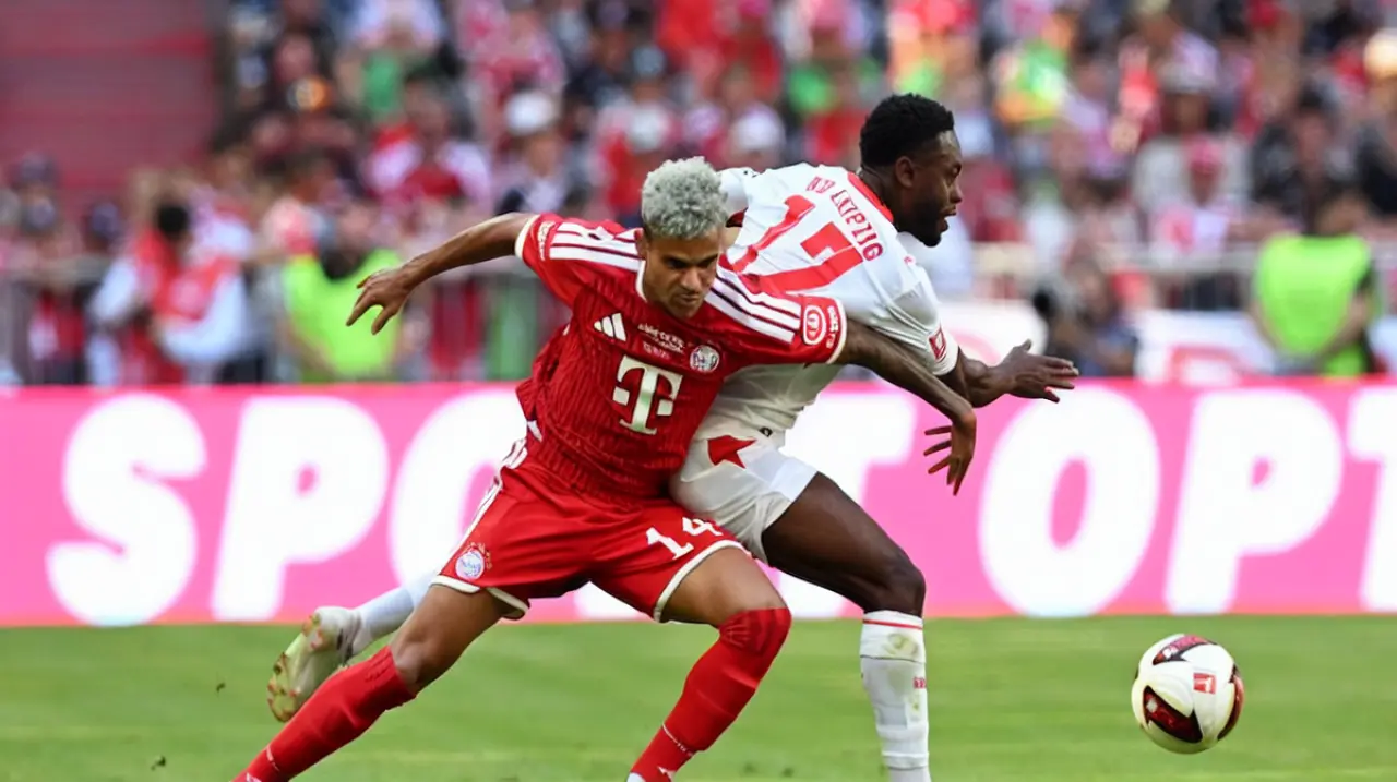 Luis Díaz marca con Bayern Múnich en un amistoso ante RB Leipzig en el Allianz Arena