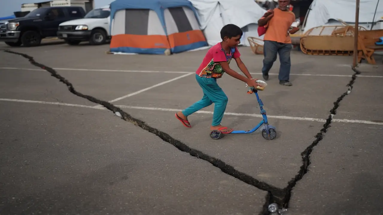 Tras el sismo en Venezuela, crece la alarma por la niñez desplazada y el daño emocional