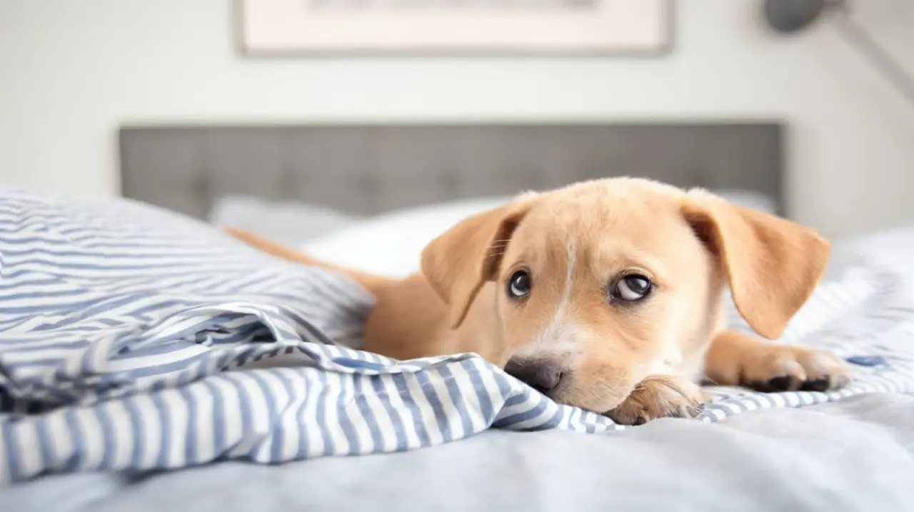 Por qué muchos perros buscan dormir pegados a sus dueños
