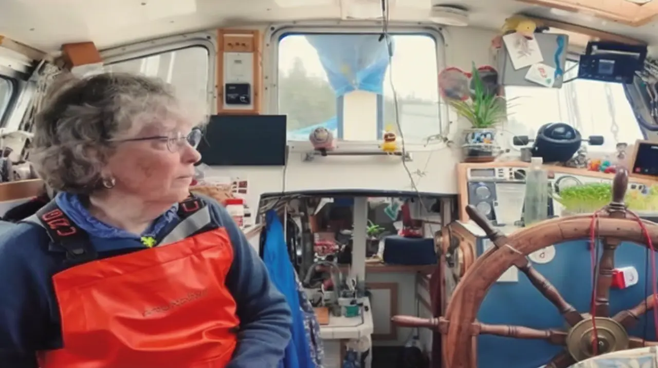 Nikki, la capitana que vive sola en un velero desde hace 44 años