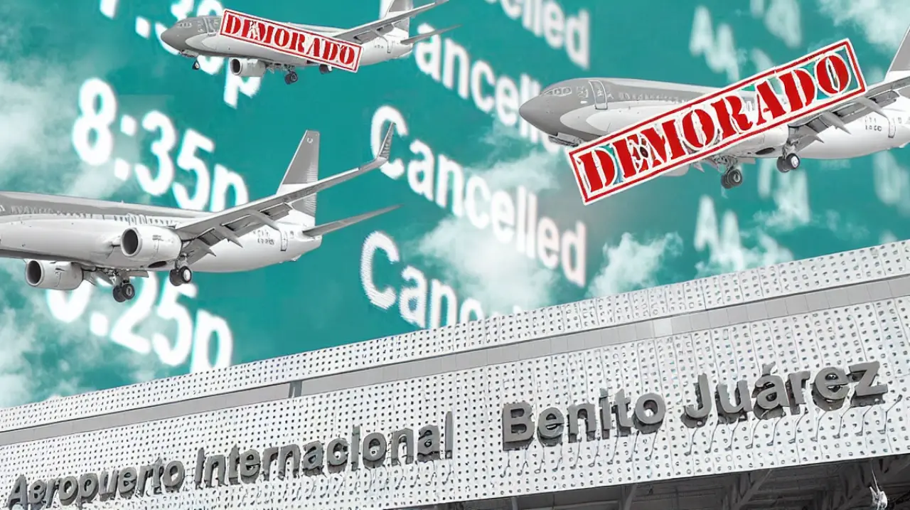 Consulta el estado de los vuelos cancelados y demorados en el AICM