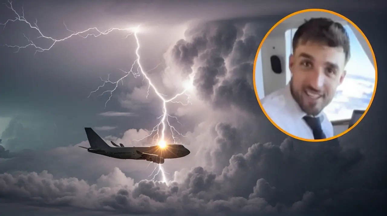 Qué ocurre cuando un rayo impacta un avión y por qué no suele ser peligroso