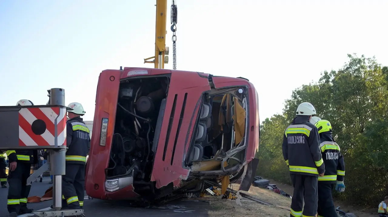 Tragedia en Hungría: vuelco de un autobús polaco deja 12 muertos y decenas de heridos