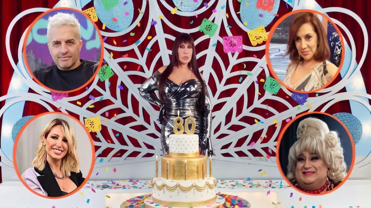 Moria Casán cumple 80 años y recibe una ola de saludos de colegas y amigos