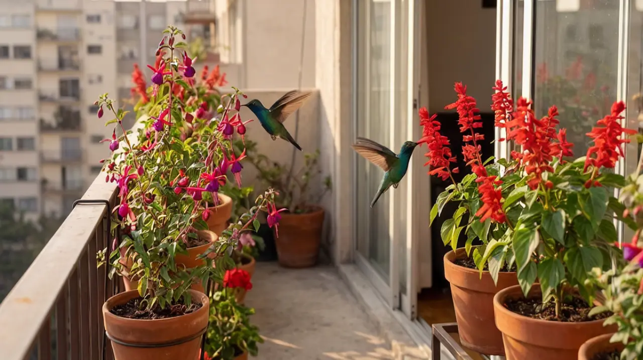 Estas plantas en maceta pueden atraer colibríes aunque no tengas jardín