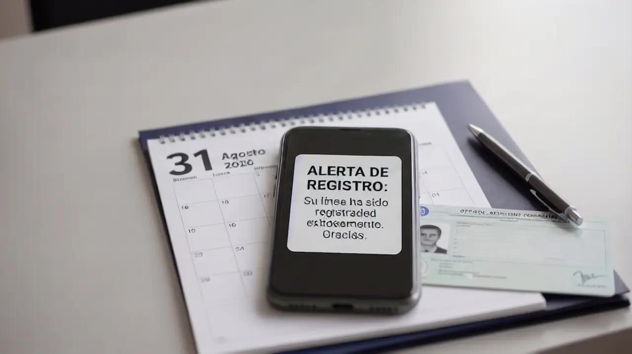 Registro de líneas: el 31 de agosto vence el plazo para números que terminan en 1