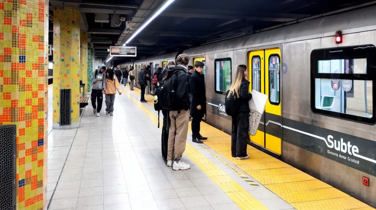 Rechazan una demanda por un supuesto accidente en el subte tras una pericia sobre la distancia entre el andén y el vagón