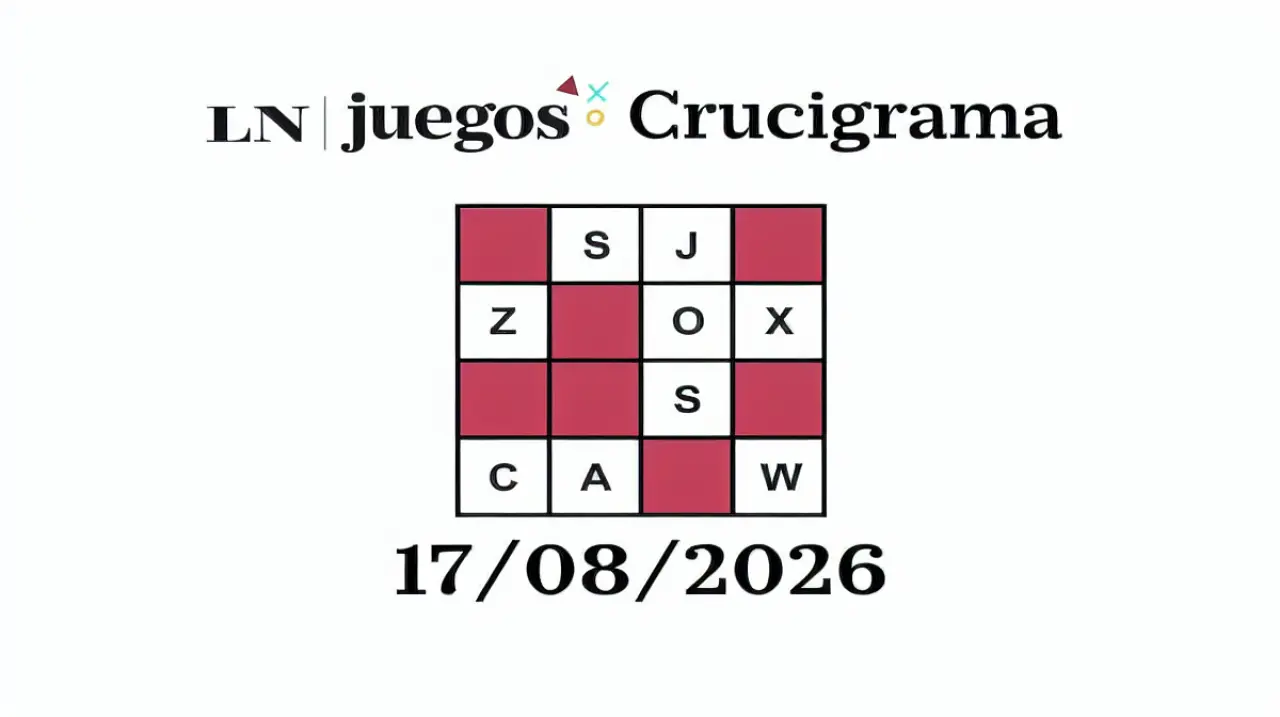 Crucigrama del lunes 17 de agosto: todas las respuestas