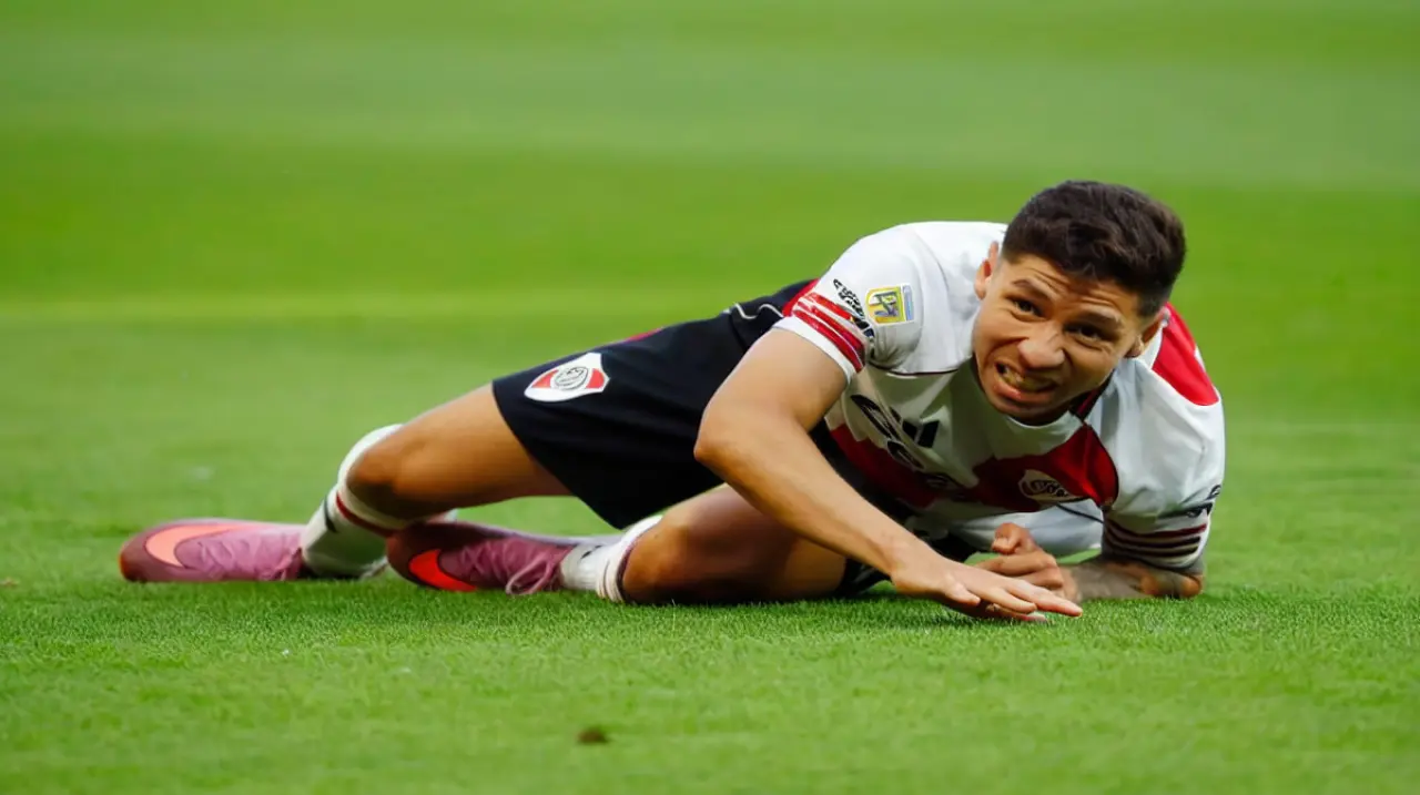 River viaja a Bogotá con dudas en los laterales por las lesiones de Montiel y Acuña