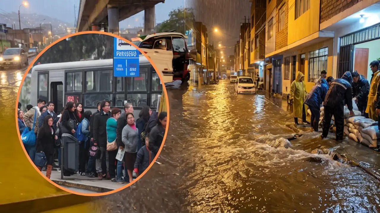 MTPE otorga hasta dos horas de tolerancia a trabajadores de Lima Sur por lluvias