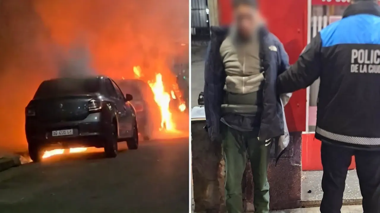 Prisión preventiva para un hombre acusado de incendiar autos, locales y una casa en Caballito