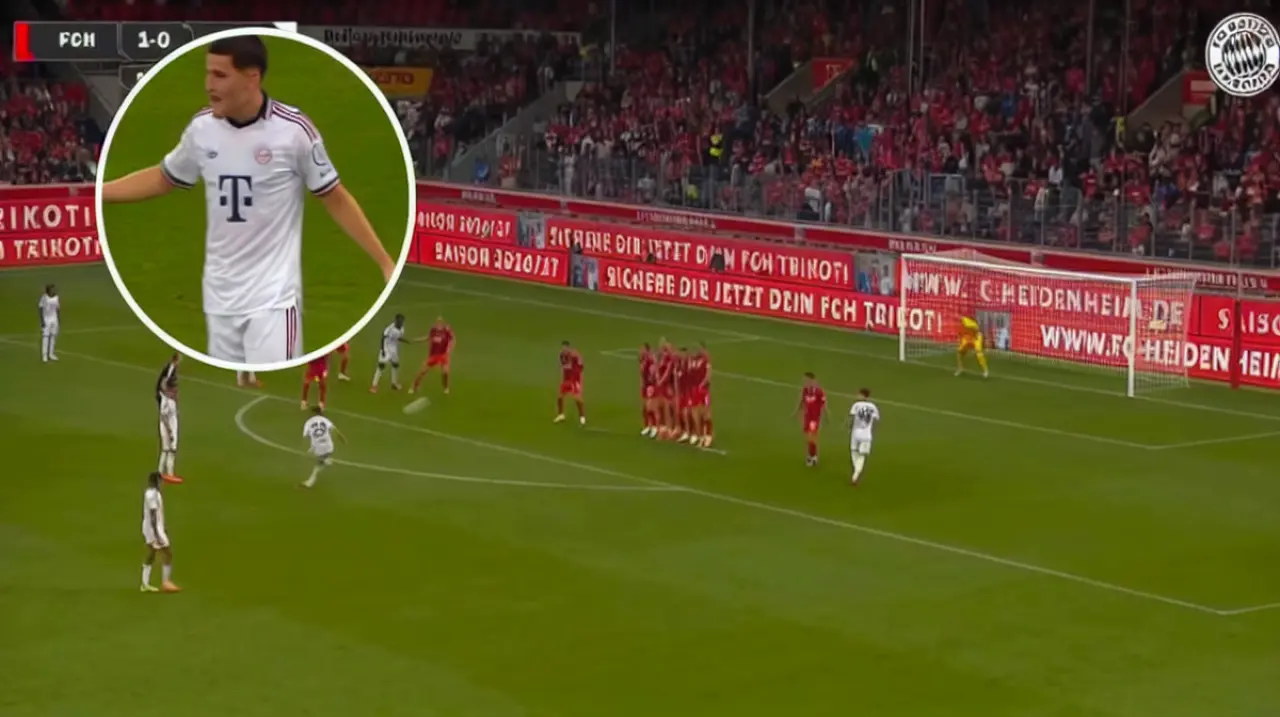 Felipe Chávez firma un golazo de tiro libre y le da el empate al Bayern Múnich ante Heidenheim