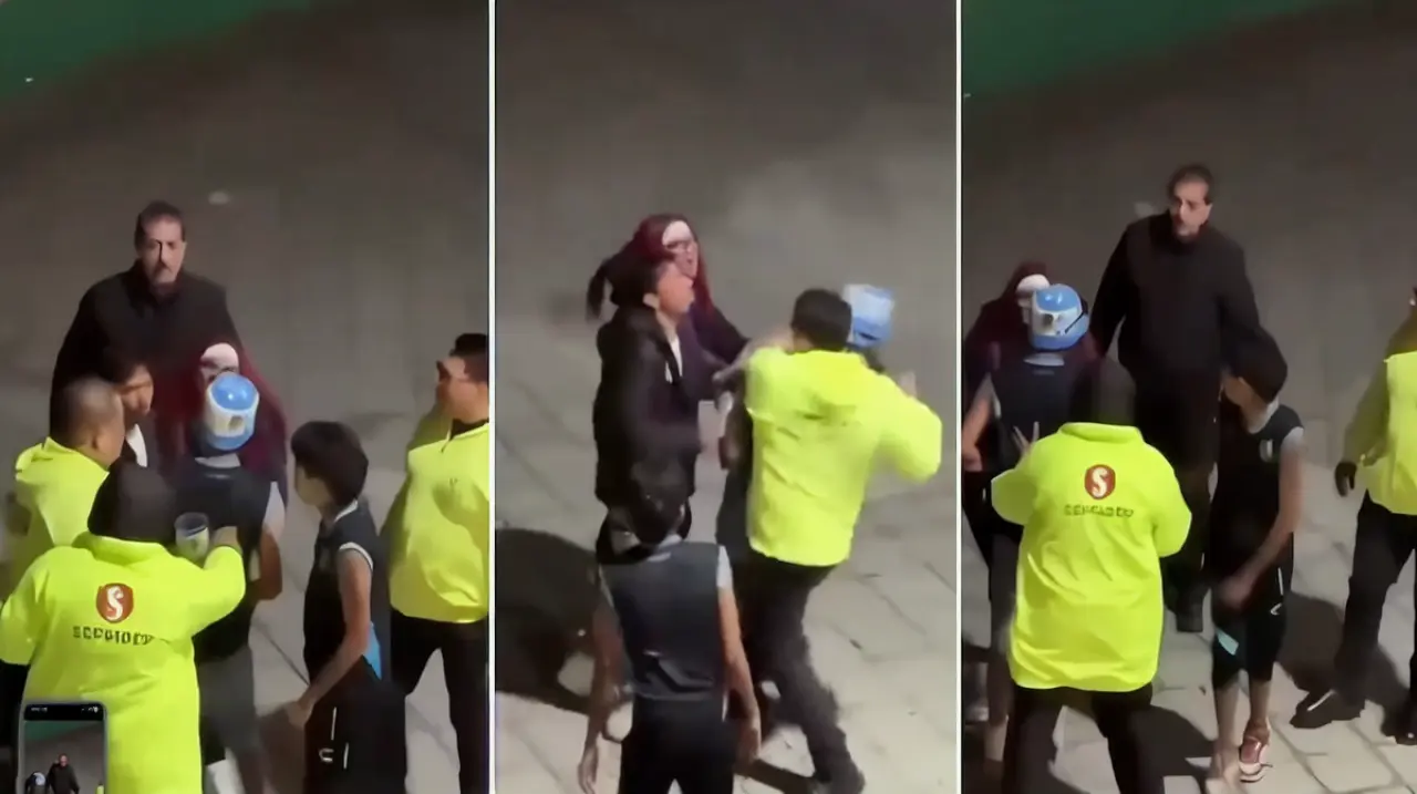 Seguridad agrede a un aficionado poblano al término de Pachuca vs Puebla en el Hidalgo