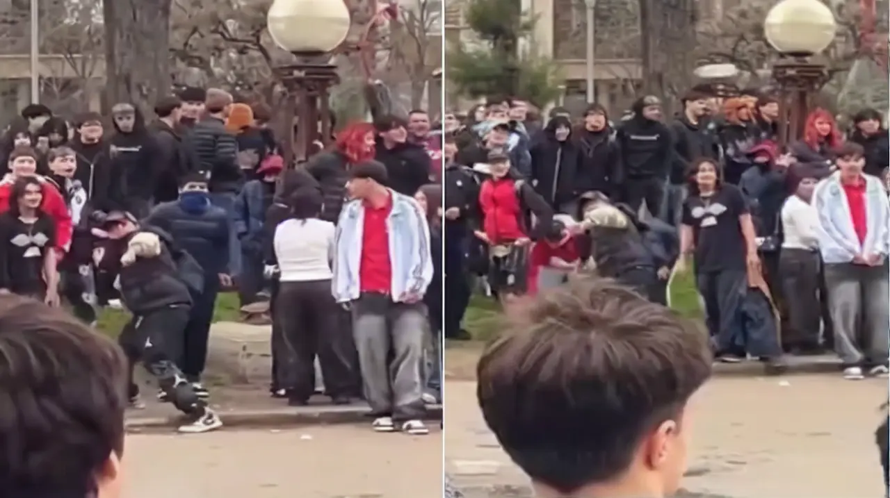 Una competencia de “farmear aura” terminó con piedrazos y botellazos en Mar del Plata
