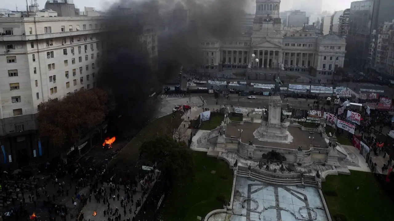 Casación ratificó el envío a juicio de Brian Ortiz por los incidentes frente al Congreso