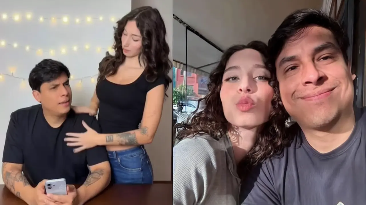 Curwen y Carla Campos-Salazar: la diferencia de edad que sigue marcando la conversación sobre su relación