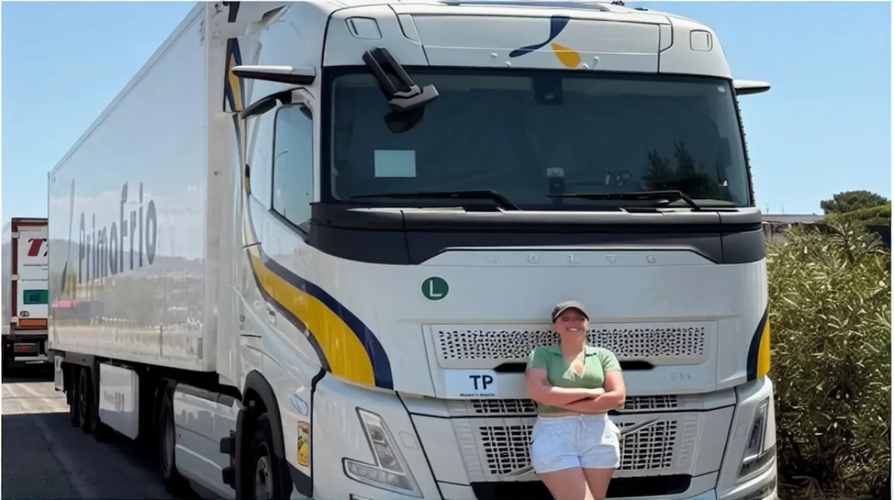 Miriam, camionera argentina en Europa: pasa casi un mes en la ruta y apenas unos días en casa