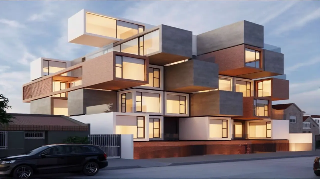 En Puerto Madryn, una dupla de arquitectos convirtió juegos clásicos en edificios reales