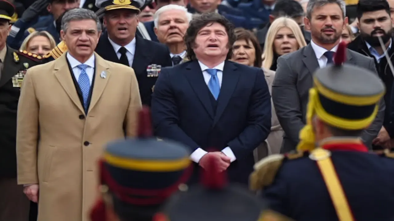 Milei volvió a escena en Plaza San Martín con mensajes de campaña y señales de acercamiento al Pro