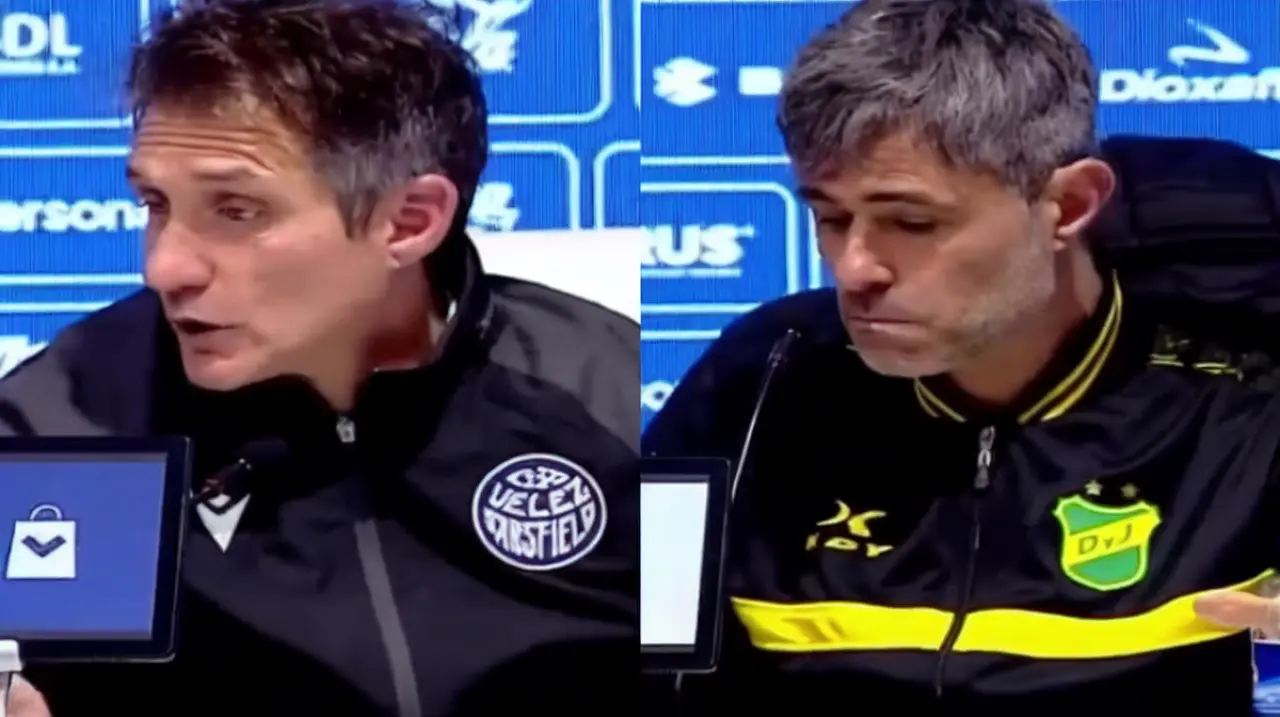 Cruce caliente entre Barros Schelotto y Vaccari tras el empate entre Vélez y Defensa