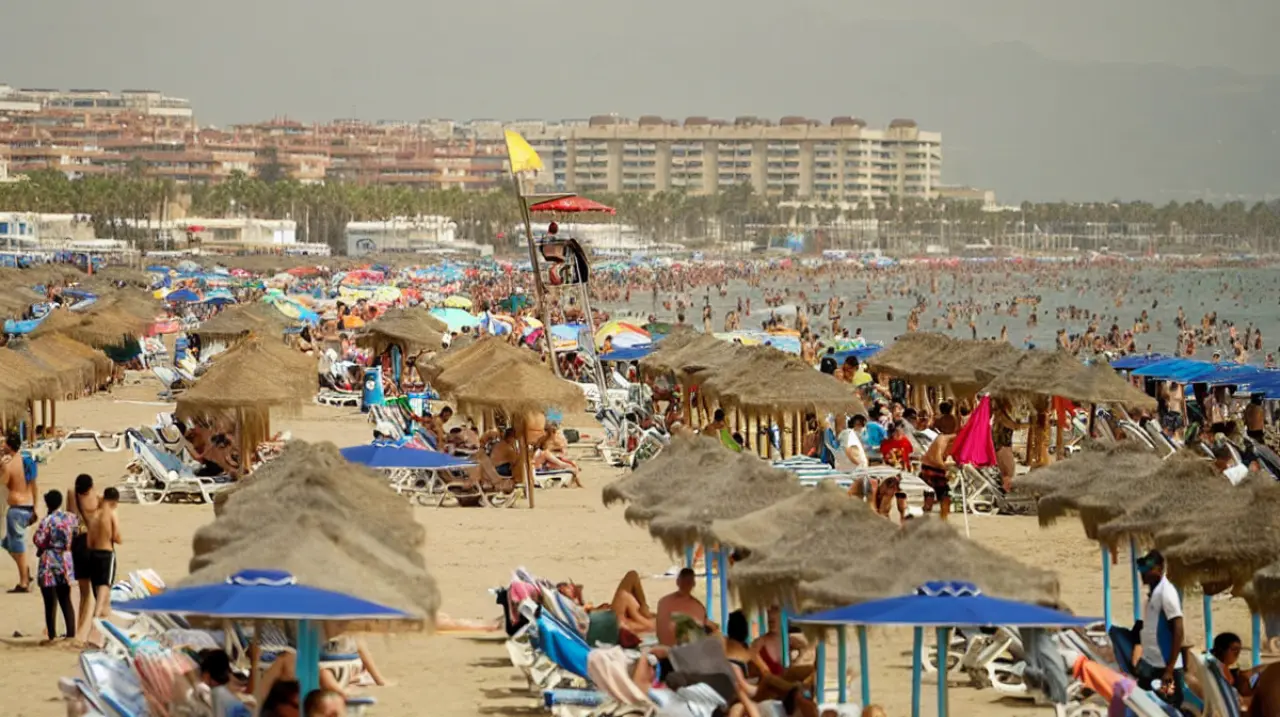 Calor extremo en media España y un cambio brusco del tiempo con lluvias, tormentas y bajada de temperaturas