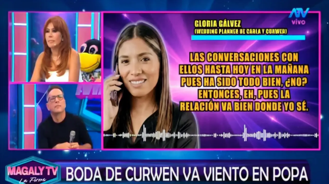 Wedding planner aseguró que la boda seguía en marcha antes de que Curwen anunciara su suspensión