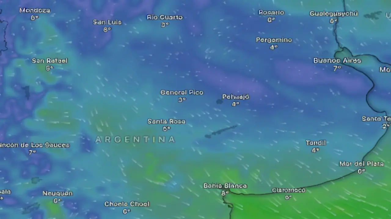 Alertas amarillas por lluvias, vientos fuertes y tormentas en varias provincias este miércoles