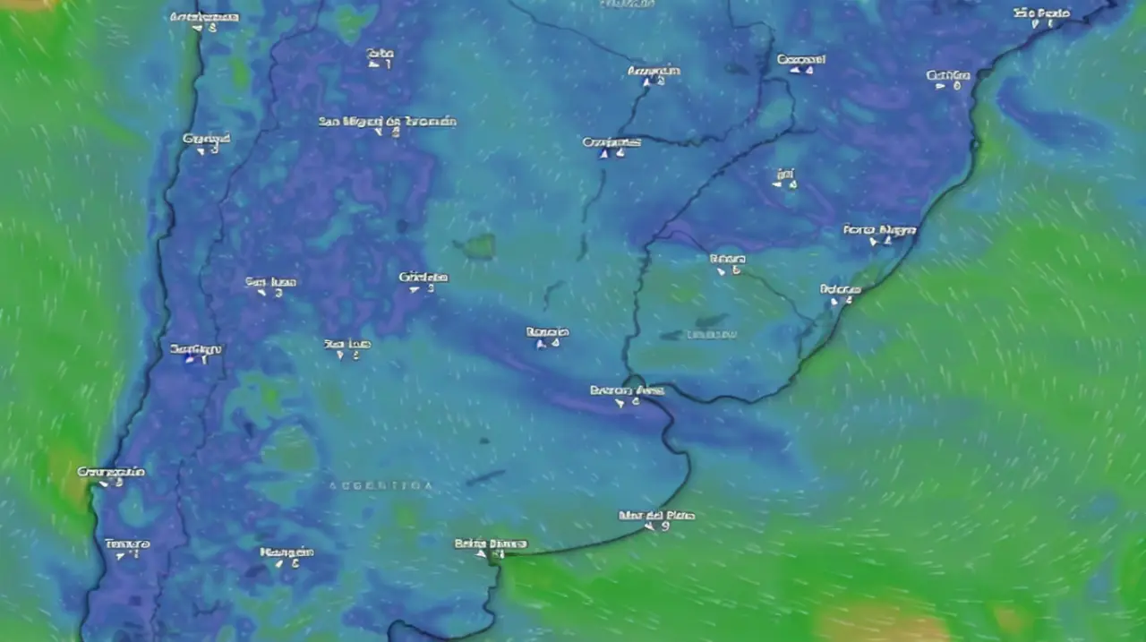 Tres días de ciclogénesis traerán tormentas, ráfagas y un marcado descenso de temperatura