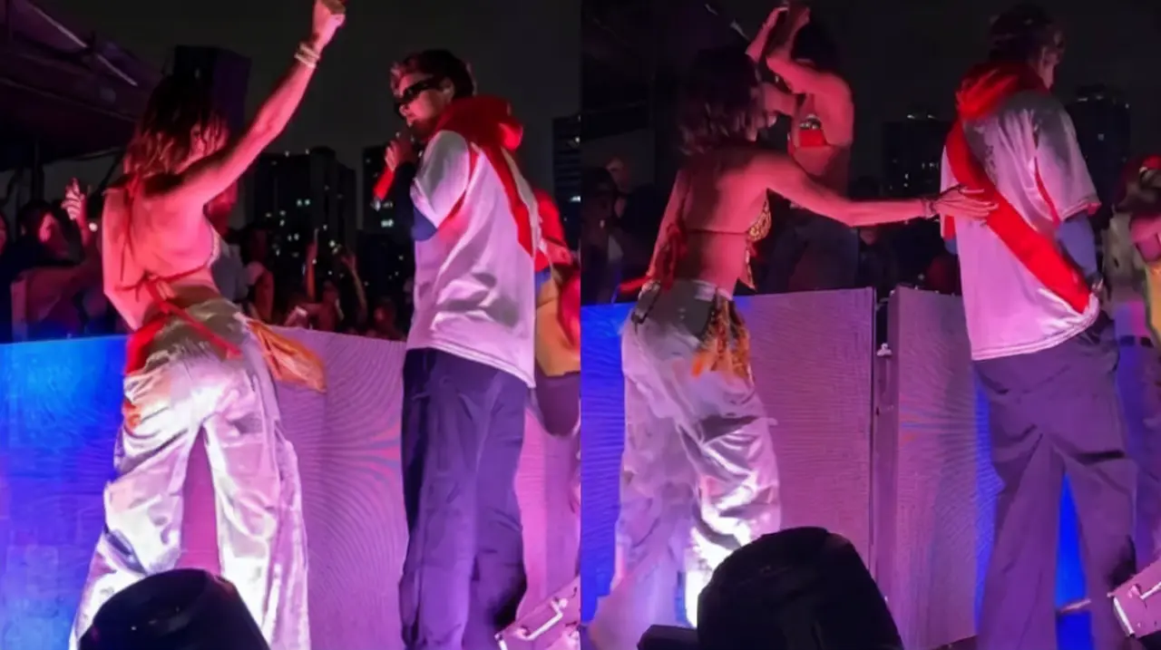 Korina Rivadeneira toma con humor el momento incómodo que vivió en un concierto de Rawayana