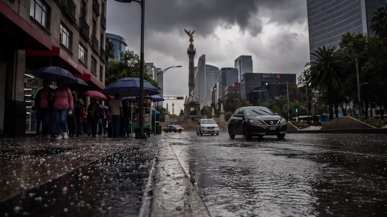 CDMX tendrá lluvias fuertes, granizo y descargas eléctricas la tarde de este miércoles