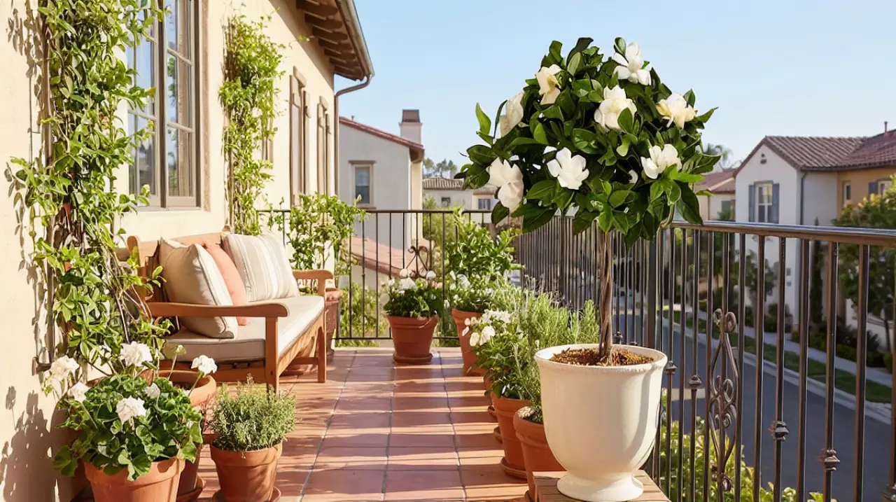 La gardenia, la planta ideal para balcones: perfume intenso, humedad ambiente y adaptación a espacios reducidos