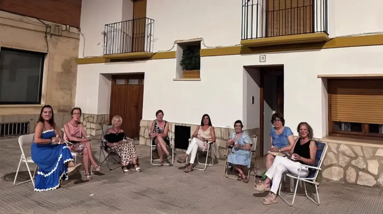 Gelsa reúne a casi 400 vecinos para recuperar la costumbre de salir a la fresca